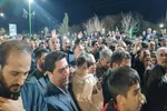 تشییع پیکر شهید «محمود رشنو» در جمع مردم رومشکان