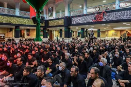 حسینیه ایران؛ عزاداری شب هشتم محرم در زنجان‎‎