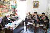 دیدار نمایندگان آیت‌الله العظمی سیستانی با نماینده ولی‌ فقیه در یزد