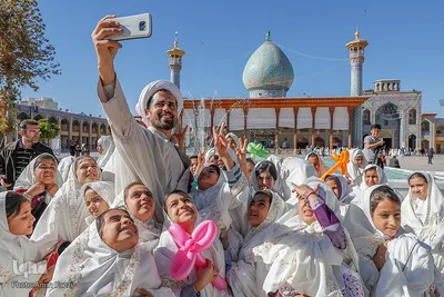حضور کودکان در حرم شاهچراغ (ع)