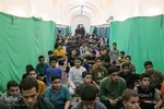 اعتکاف دانش آموزی در مسجد جامع یزد‎