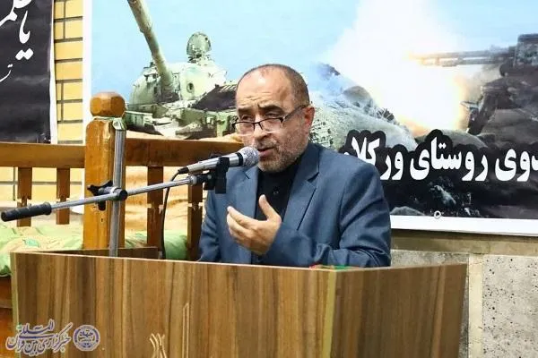 آیین هفتمین روز درگذشت جانباز شهید سید حبیب الله حسینی در روستای ورکلا میاندورود