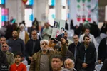 مراسم چهلم شهدای حوادث دی‌ماه در گلستان شهدای اصفهان