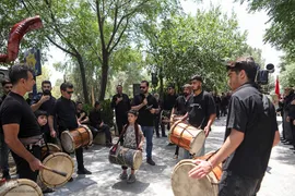 گلزار شهدا میزبان تاسوعا