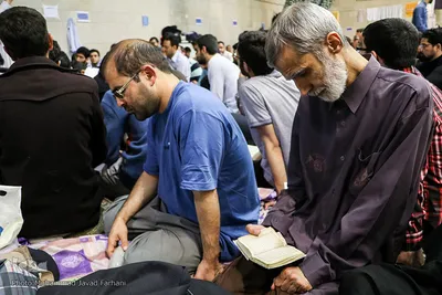 مراسم اعتکاف دانشجویی در دانشگاه تهران