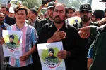 تشییع پیکر شهید اسدالله قربانی از شهدای مدافع حرم