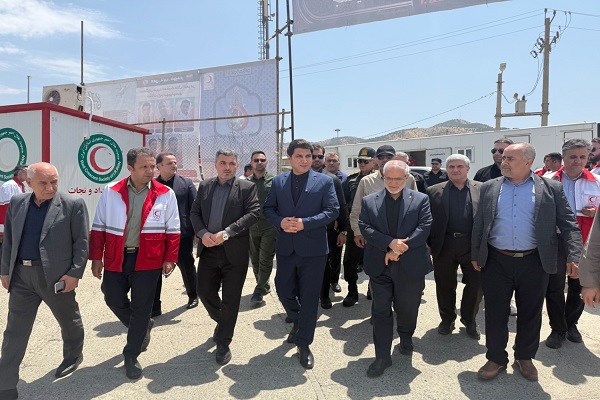 بازدید رئیس ستاد مرکزی اربعین کشور از مرز باشماق مریوان + عکس