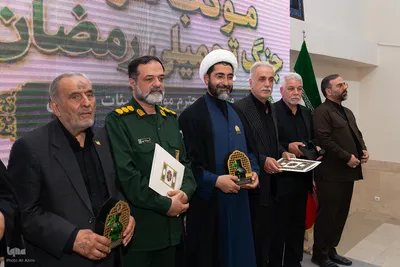 آیین تکریم از موکب‌داران جنگ رمضان در اصفهان