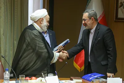 سید محمد بطحایی و حجت الاسلام محسن قرائتی