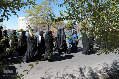 پیاده روی جا ماندگان اربعین در تبریز