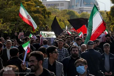 تشییع شهدای مدافع امنیت در دانشگاه فردوسی مشهد