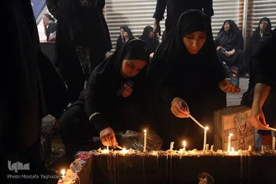 عزاداری شام غریبان در بازار تهران