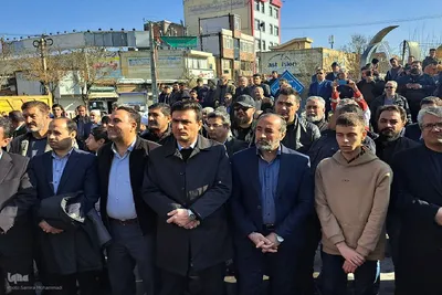 تشییع پیکر مطهر شهید گمنام در میاندوآب
