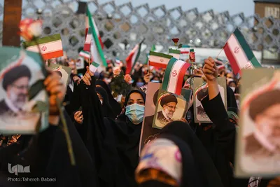 برگزاری جشن پیروری رئیسی در میدان امام حسین(ع)