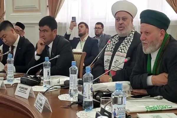 الجعيد في إفتتاح مؤتمر سيبيريا: كونوا عوناً وناصراً لفلسطين المظلومة