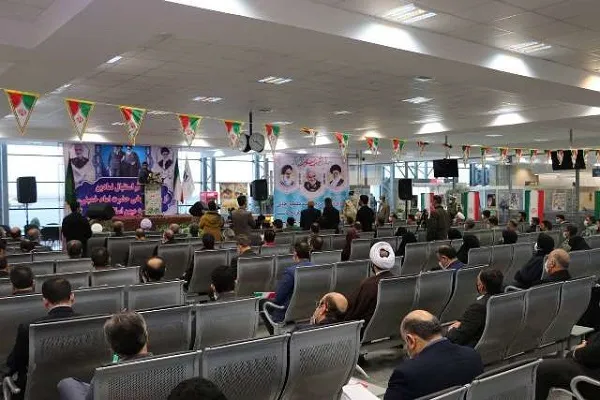 مراسم استقبال نمادین از ورود تاریخی امام خمینی(ره) در گرگان برگزار شد