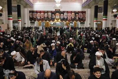 بزرگداشت چهلمین روز شهادت رهبر شهید در حرم حضرت معصومه (س)