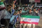 شادمانه پیروزی تیم ملی در شیراز