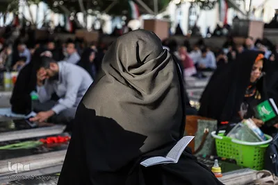 دعای روز عرفه در گلزار شهدای وادی رحمت تبریز