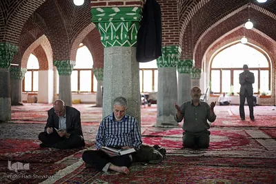 حال و هوای مساجد قدیمی بازار تبریز در ماه رمضان