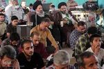 مراسم معنوی دعای عرفه در گلزار شهدای خلدبرین یزد