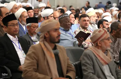 دیدار میهمانان کنفرانس وحدت اسلامی با رهبر معظم انقلاب