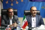 فرخی، معاون هماهنگی امور اقتصادی و خزائی پور، مدیر روابط عمومی استانداری مرکزی در نشست خبری استاندار مرکزی بمناسبت دهه فجر