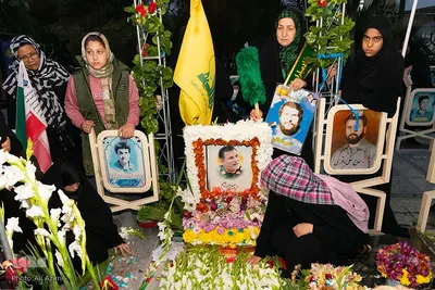 مراسم چهلم شهید نیلفروشان در اصفهان
