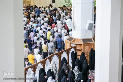 نماز عید قربان در شاهچراغ