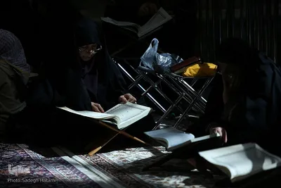ترتیل‌خوانی قرآن کریم در حرم امام رضا(ع)