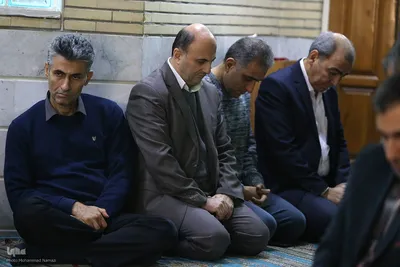 مراسم بزرگداشت شهید دکتر علی حیدری، پزشک جبهه مقاومت و یادبود درگذشت مادر شهید محسن میری