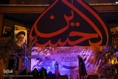 مراسم بزرگ‌ترین سفره نذری حضرت رقیه(س) در میدان آیینی امام حسین(ع)