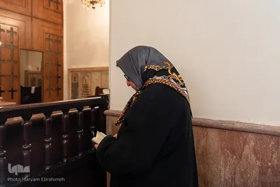 مراسم غسل تعمید در کلیسای مریم مقدس تبریز
