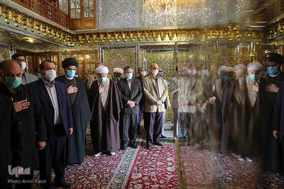 گلباران مزار شهید آیت الله دستغیب(ره) ـ شیراز