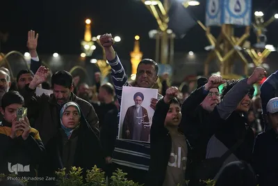 وداع با شهید «سیداسماعیل خطیب» در حرم رضوی