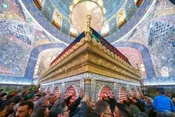 Pilgrims in Najaf Mourn Martyrdom Anniversary of Hazrat Zahra (SA)