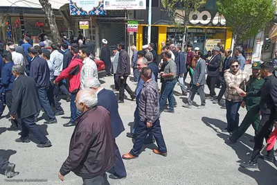 راهپیمایی حمایت از وعده صادق در اهر