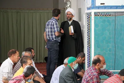 نماز عید غدیر در مسجد امیرچقماق و پیاده روی سادات در یزد‎‎