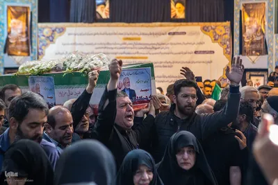 تشییع شهید کمال خرازی و چند تن از شهدای جنگ تحمیلی