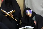 عکس | آیین ترتیل‌خوانی حرم حضرت معصومه(س) به یاد رهبر شهید انقلاب