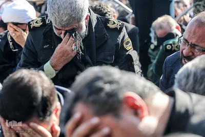 راهپيمايي سوگواران سردار دل‌ها در شيراز