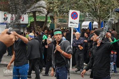 مراسم اربعین حسینی در جوار حرم مطهر رضوی