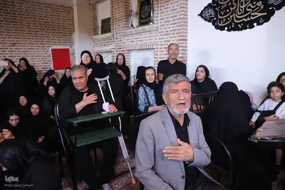 عزاداری عاشورای حسینی با حضور رییس جمهور در شهر سهند