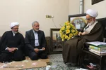 دیدار قائم ‌مقام سازمان اوقاف و امور خیریه با نماینده ولی فقیه در استان مرکزی/عکاس:زهرا بهرامی 
