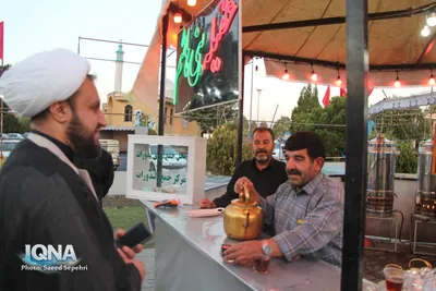 خدمت مواکب ملایر به زائران اربعین
