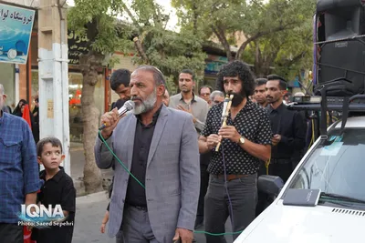 مراسم جاماندگان اربعین حسینی در ملایر