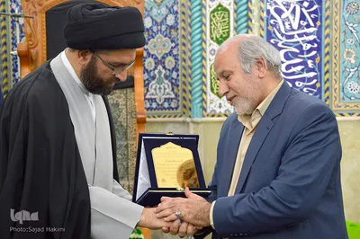 مراسم تجلیل از محمدعلی دهدشتی پیشکسوت قرآنی در قم
