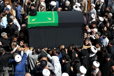 تشییع پیکر «آیت الله حسینی شاهرودی»