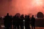 نورافشانی آسمان اصفهان در شب ۲۲ بهمن