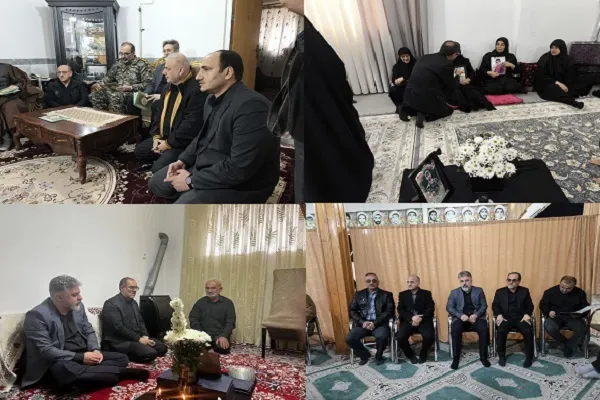 دیدار مدیرکل بنیاد شهید مازندران با خانواده‌های شهدای حملات تروریستی